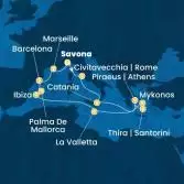 Italy, Greece, Malta, Balearic Islands, Spain, France