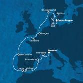 Italy, France, Spain, Belgium, Norway, Denmark, Germany