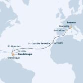 Italy, France, Spain, Canary Islands, Antilles