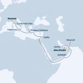 Italy, Greece, Oman, United Arab Emirates
