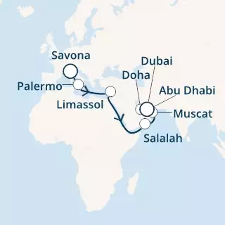 Italy, Cyprus, Oman, United Arab Emirates