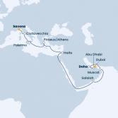 Italy, Greece, Oman, United Arab Emirates