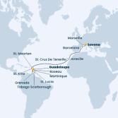 Italy, France, Spain, Canary Islands, Antilles, Trinidad and Tobago