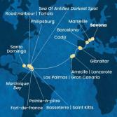 Italy, France, Spain, Gibraltar, Canary Islands, Antilles, Virgin Islands