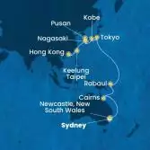 Australia, Japan, South Korea, Taiwan, China