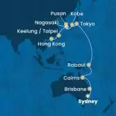 Australia, Japan, South Korea, Taiwan, China