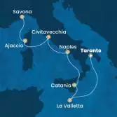 Malta, Italy, Corsica (France)