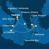 Greece, Malta, Italy