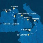 Malta, Italy, Corsica (France), France