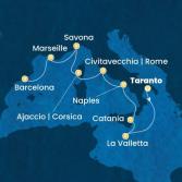 Malta, Italy, Corsica (France), France, Spain