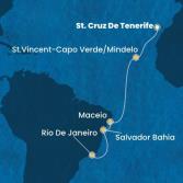 Canary Islands, Cape Verde, Brazil