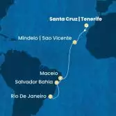 Canary Islands, Cape Verde, Brazil