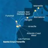 Canary Islands, Madeira , Morocco, Spain, France
