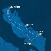 Italy, Montenegro, Croatia