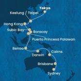 Japan, Taiwan, China, Philippines, Australia