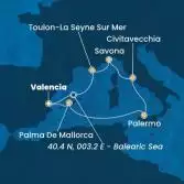 Spain, Balearic Islands, Italy, France