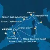 Spain, Italy, France, Balearic Islands