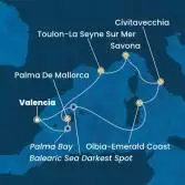Spain, Italy, France, Balearic Islands
