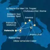Spain, Italy, France, Balearic Islands