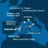 Spain, Italy, France, Balearic Islands
