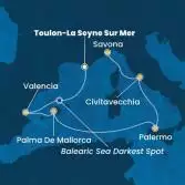 France, Spain, Balearic Islands, Italy