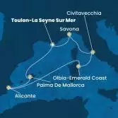 France, Balearic Islands, Spain, Italy