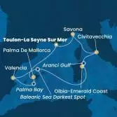 France, Balearic Islands, Spain, Italy