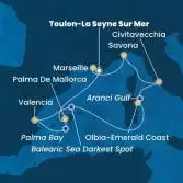 France, Balearic Islands, Spain, Italy