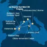 France, Balearic Islands, Spain, Italy