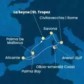 France, Balearic Islands, Spain, Italy