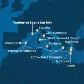 France, Spain, Balearic Islands, Greece, Italy