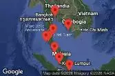 Malaysia, Thailandia, Singapore, Cambogia, Porto Rico