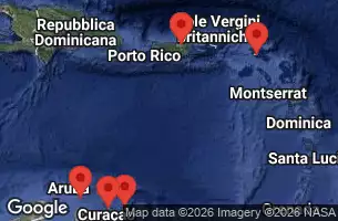 EXPLORA II - itinerár  8 nocí odchod z San Juan dňa 26/03/2026 - Porto Rico, Isole BES, Curaçao, Aruba, Sint Maarten, Italia