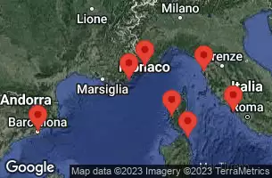 Spagna, Monaco, Francia, Italia, Grecia
