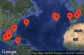 Stati Uniti, Guatemala, Honduras, Belize, Messico, Bermuda, Portogallo, Spagna