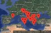 Spagna, Italia, Malta, Grecia, Turchia, Croazia, Montenegro