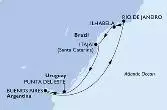Buenos Aires,Rio de Janeiro,Ilhabela,Itajai,Punta Del Este,Buenos Aires