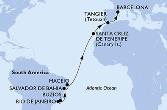 Rio de Janeiro,Buzios,Salvador,Maceio,Santa Cruz de Tenerife,Tangier,Barcelona
