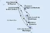 Pointe-a-Pitre,St John s,Philipsburg,Roseau,Basseterre,Fort de France,Pointe-a-Pitre