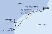 Rio de Janeiro,Buzios,Ilha Grande,Paranagua,Itajai,Ilhabela,Rio de Janeiro