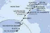 Rio de Janeiro,Buzios,Salvador,Maceio,Mindelo,Las Palmas de G.Canaria,Arrecife de Lanzarote,Malaga,Valencia,Palma de Mallorca,Marseille,Genoa