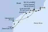 Paranagua,Itajai,Ilhabela,Rio de Janeiro,Ilha Grande,Buzios,Copacabana,Copacabana,Paranagua