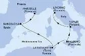 Marseille,Barcelona,La Goulette,Palermo,Naples,Livorno