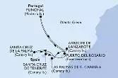 Las Palmas de G.Canaria,Santa Cruz de La Palma,Santa Cruz de Tenerife,Puerto del Rosario,Funchal,Arrecife de Lanzarote,Las Palmas de G.Canaria