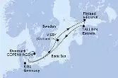 Copenhagen,Visby,Helsinki,Tallinn,Kiel