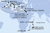 Spain,Italy,France,Greece,Cyprus,Egypt,Seychelles,Mauritius,Reunion,South Africa