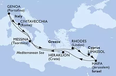 Israel,Greece,Italy,Cyprus