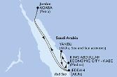  MSC BELLISSIMA od 19/02/2022 do 26/02/2022 odchod z Jeddah, Saudi Arabia