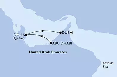 Abu Dhabi,Doha,Dubai,Dubai