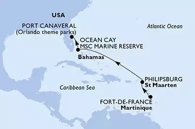 Martinique,Netherlands Antilles,Bahamas,United States